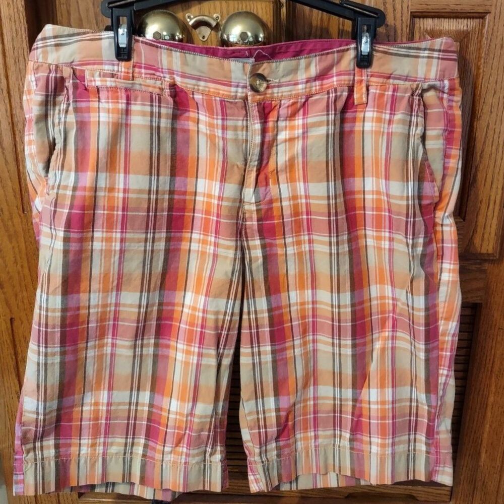 GH Bass Co. Plaid Woman's Bermuda Shorts